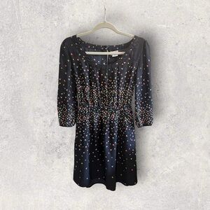 Cooperative Urban Outfitters Black Confetti Print Dress Size Small